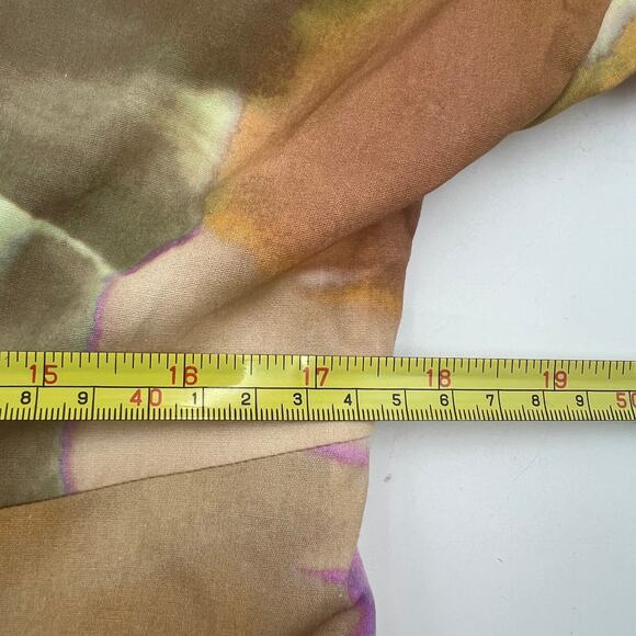 Exquise Brooklyn Dress Cotton Yellow Orange Pastels Watercolor Printed - Picture 11 of 15